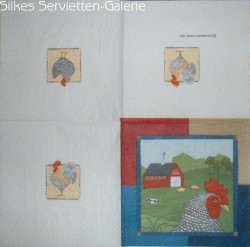 Servietten mit Bauernhoftieren in Silkes Servietten-Galerie