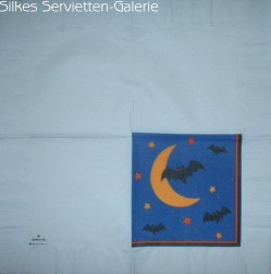 Servietten mit Fledermusen in Silkes Servietten-Galerie