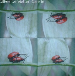 Servietten mit Insekten in Silkes Servietten-Galerie