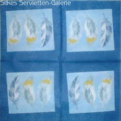 Feder-Servietten in Silkes Servietten-Galerie
