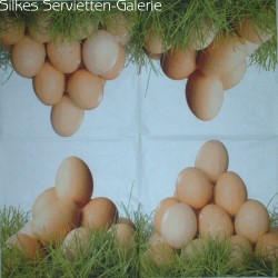 Servietten mit Vogeleiern in Silkes Servietten-Galerie